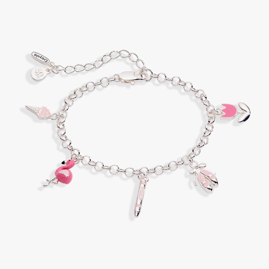 Crayola Tickle Me Pink Charm Bracelet