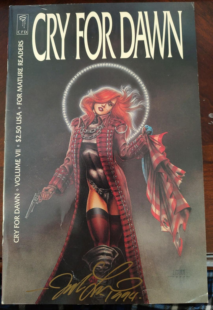 Cry For Dawn Volume VII #7 Signed Copy Comic Book Cover