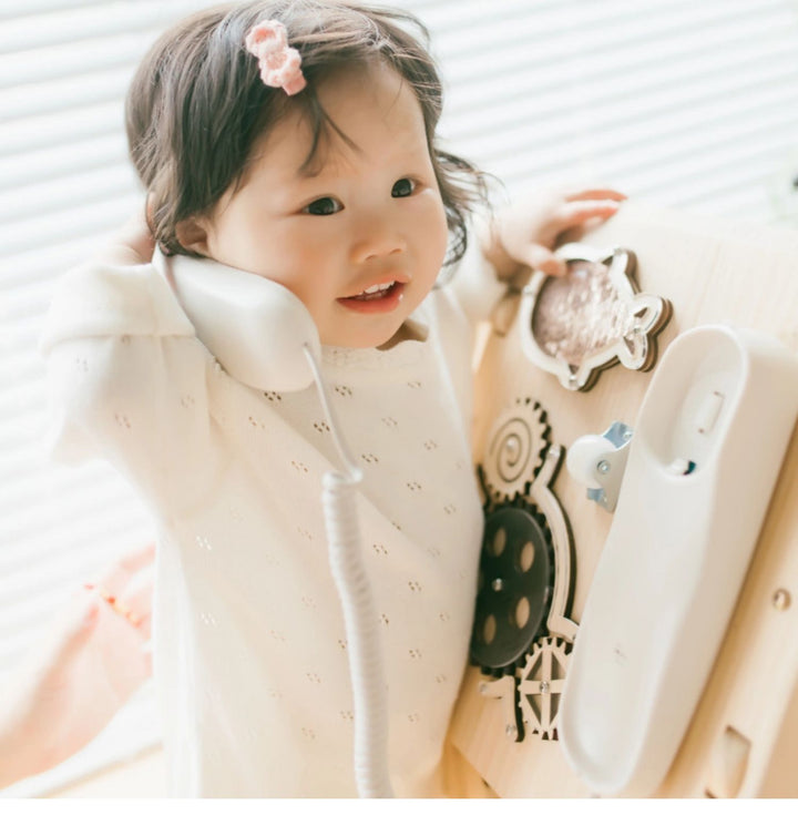 Baby Wooden Busy Board Toy – Early Learning Toy