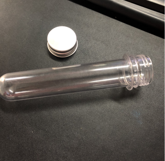 Plastic Dice Tube Vial // Can Hold 7-Dice Set // Test Tube