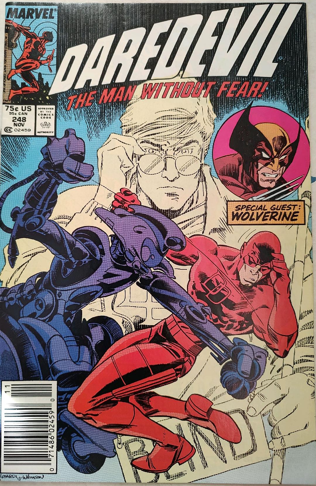 Daredevil #248 Comic Book Cover