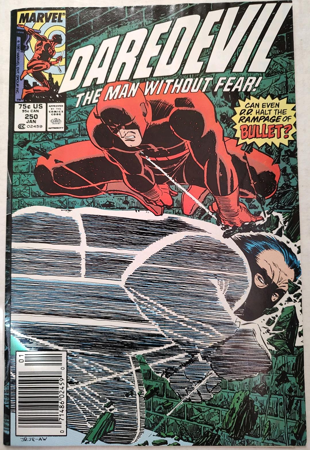 Daredevil #250 Comic Book Cover