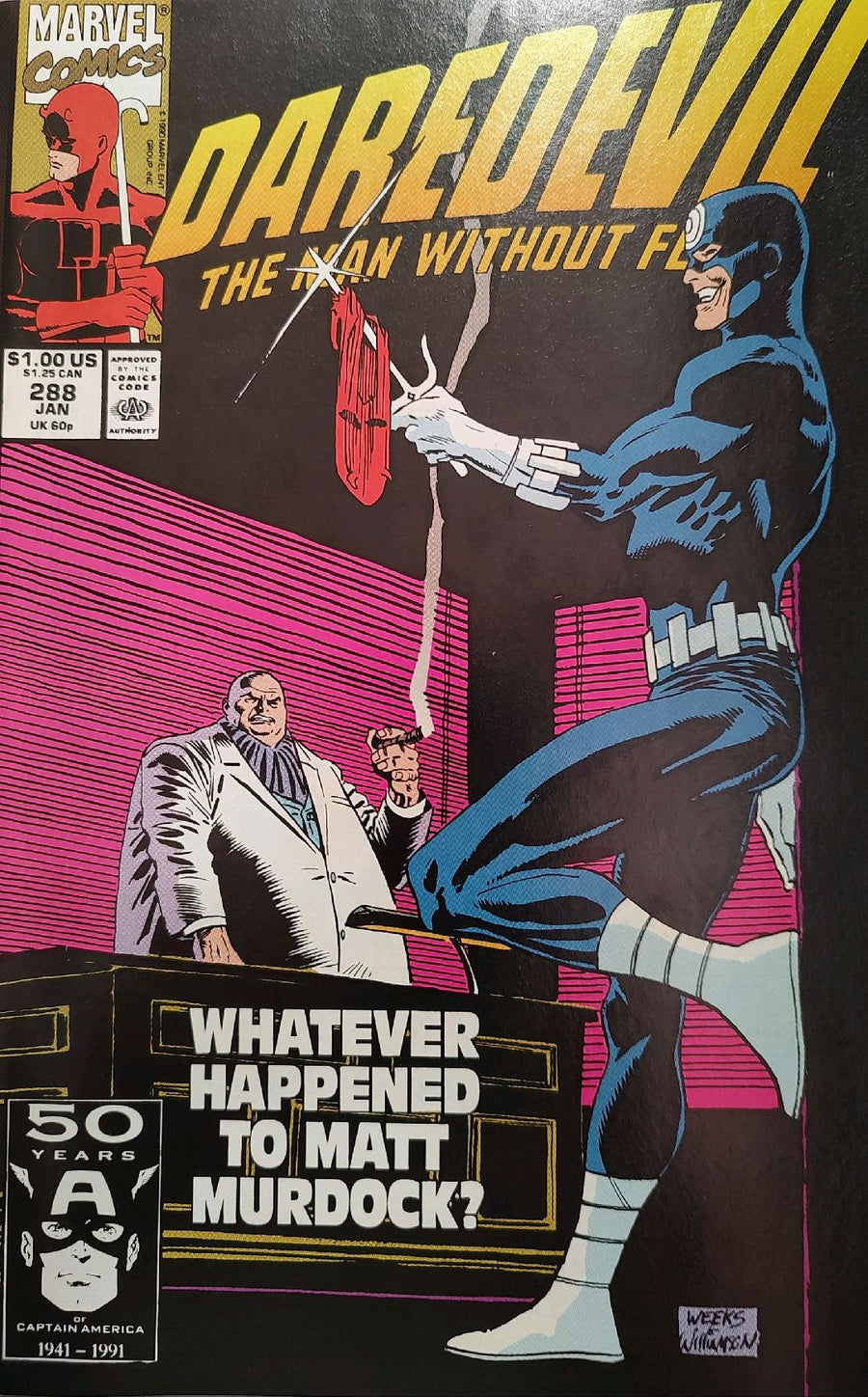 DareDevil #288 Comic Book Cover