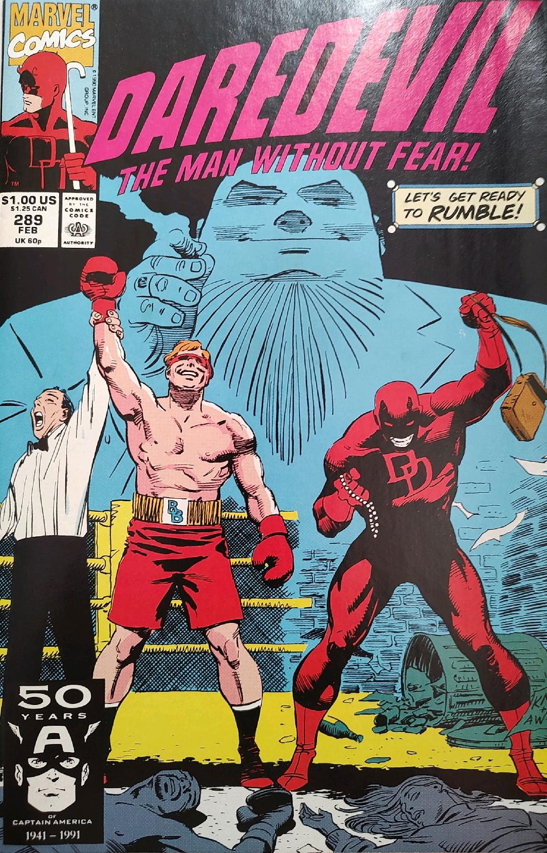 DareDevil #289 Comic Book Cover