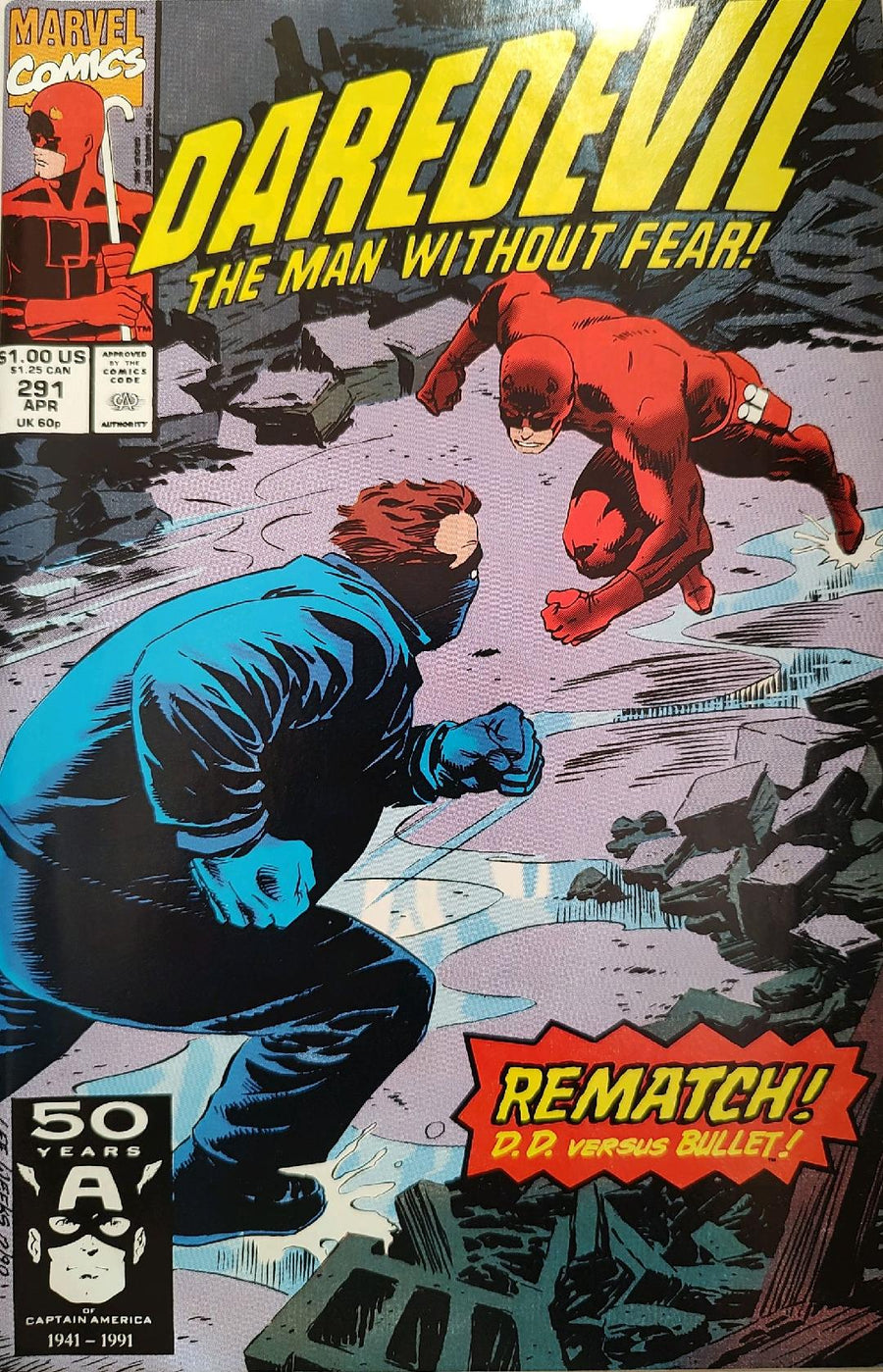 DareDevil #291 Comic Book Cover