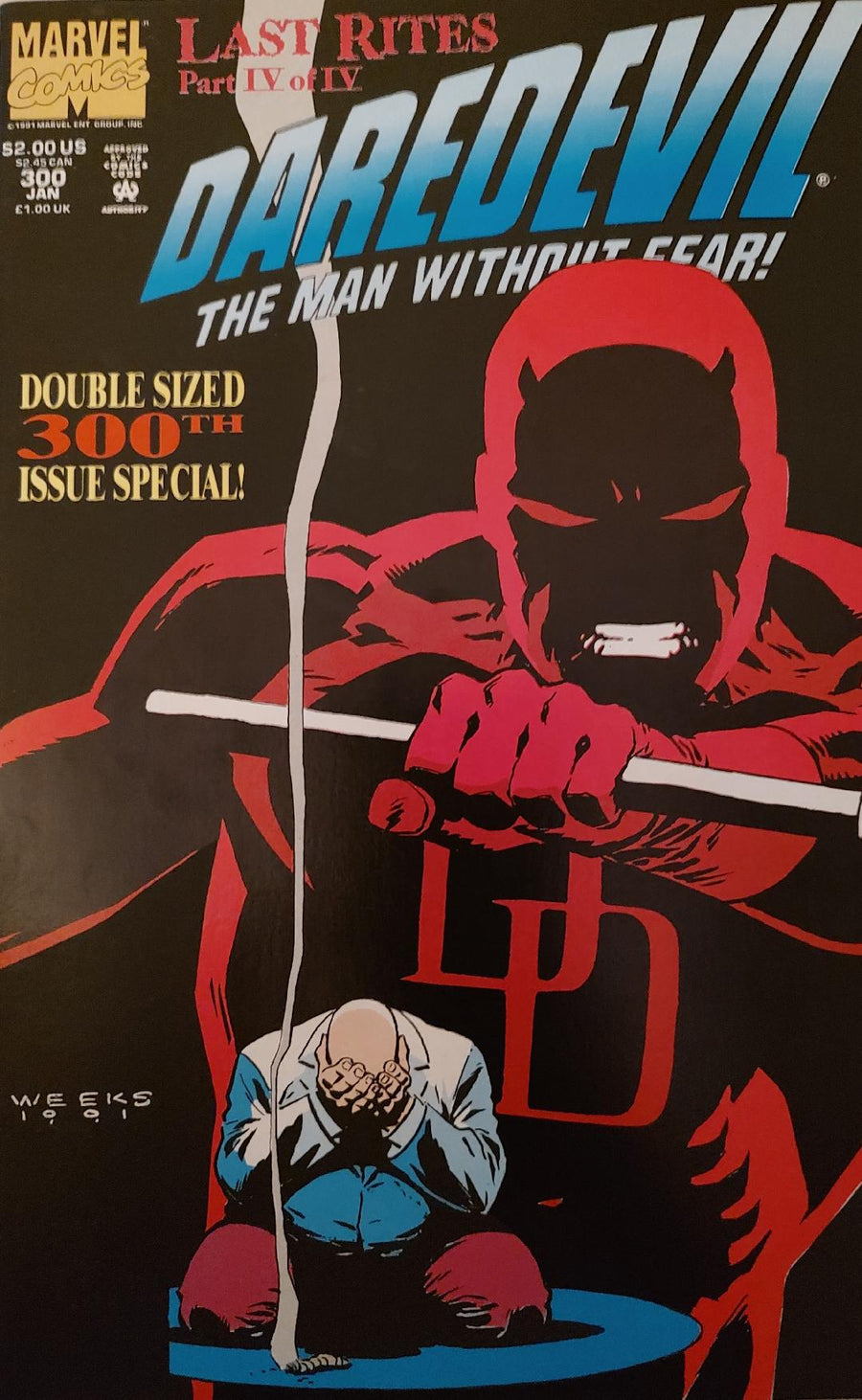 DareDevil #300 Comic Book Cover