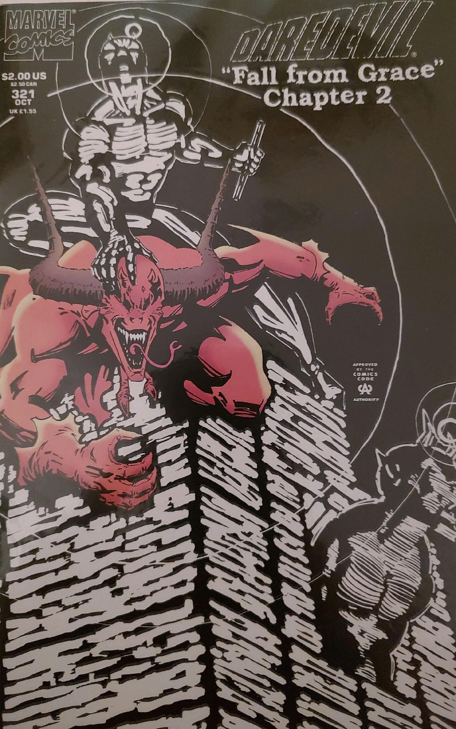 Daredevil #321 Comic Book Cover