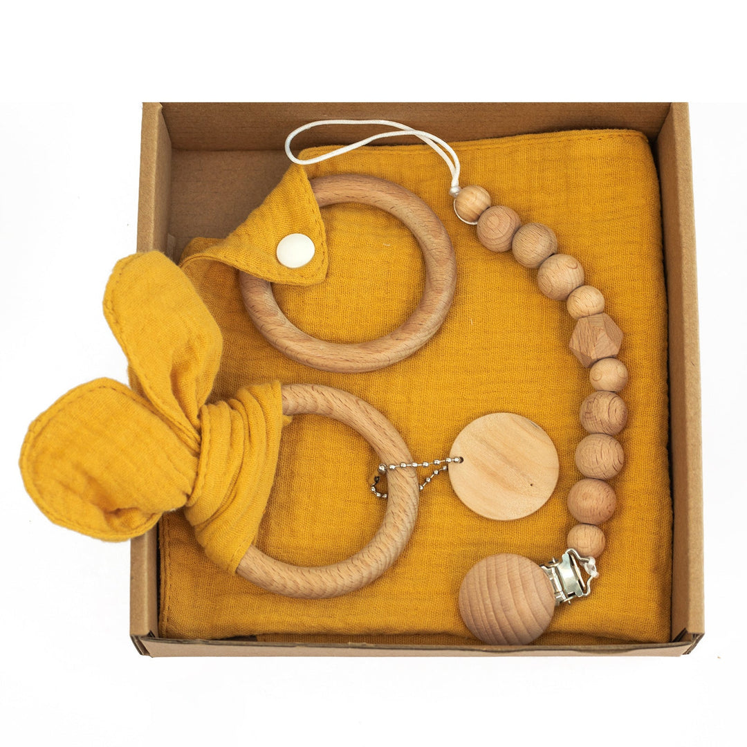 Baby Teething Toy Gift Set – Soothing Teether and Sensory Development Kit