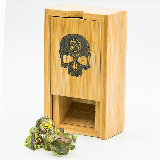 Bamboo Dice Tower Skull Dice Logo