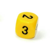 Opaque Yellow/black 16mm d3 (d6 w/ 1-2-3 twice) Yellow/black (SOLD PER PIECE)