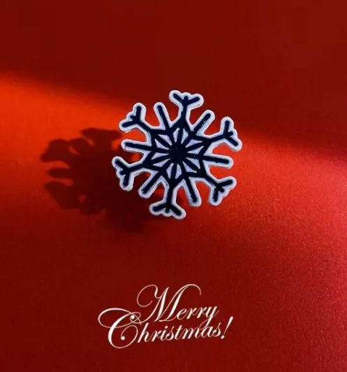 6-Pack Christmas Lapel Pin Set | Santa, Christmas Tree, Stocking, Deer, Snowflake, Festive Cane