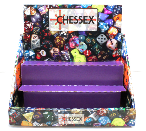 Empty Dice Set Display | Dice Storage Display (holds 15-18 dice sets) [29971]