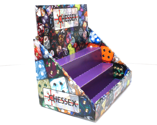Empty Dice Set Display | Dice Storage Display (holds 15-18 dice sets) [29971]