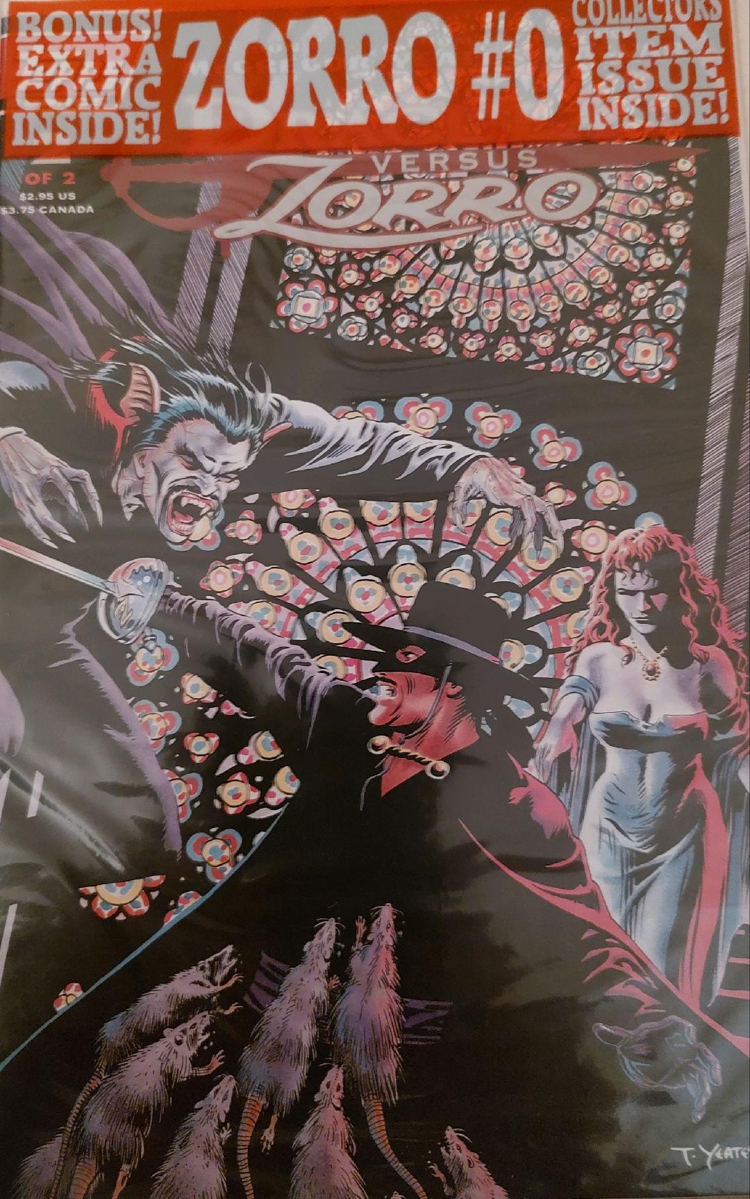 Dracula verse Zorro #2 Comic Book Cover