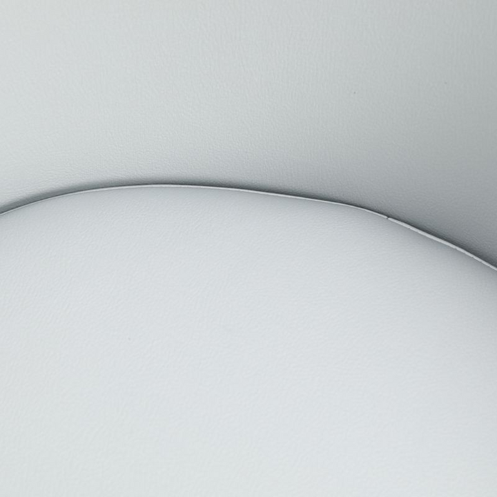 LeisureMod Urbane Collection Modern Dining Chair in Light Grey Details.