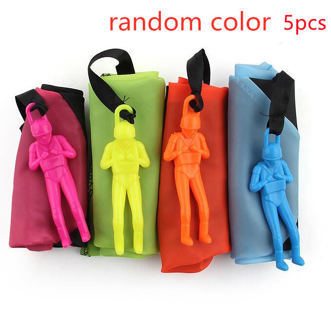 Mini Soldier Parachute Toy for Hand Throwing Outdoor Fun Image