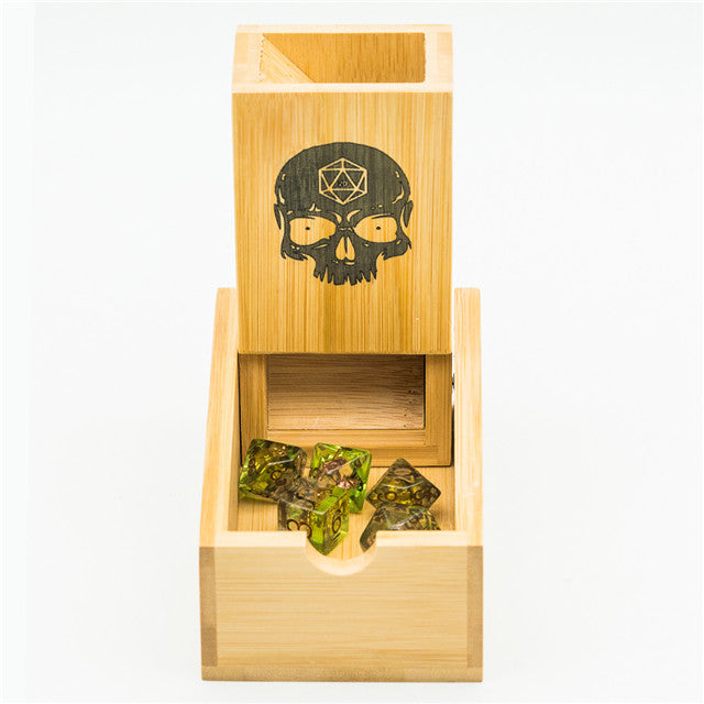 Bamboo Dice Tower Skull Dice Logo