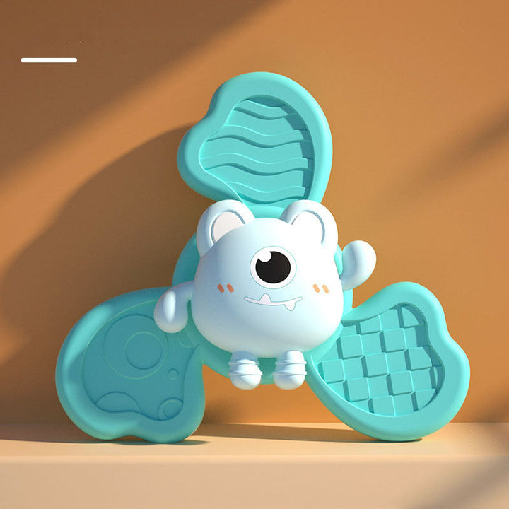 Baby Bath Spinning Top Toy – Suction Cup Spinner with Music and Animal Designs