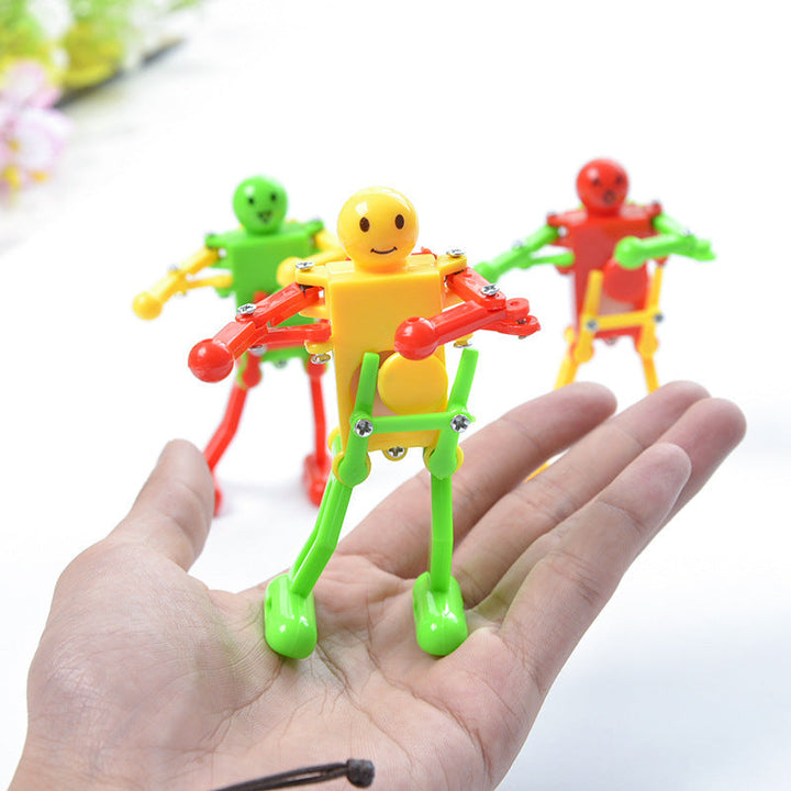 Clockwork Dancing Robot Toy – Funny Wind-Up Gymnastics Robot for Kids