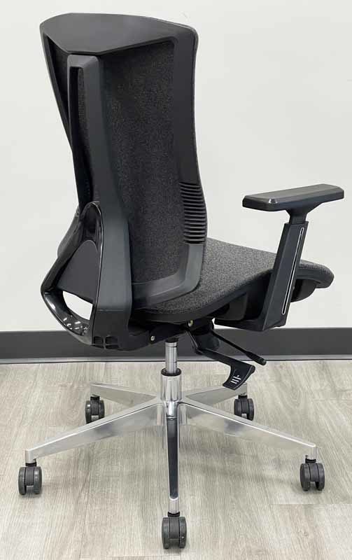 Ergonomic Adjustable Flex-Back Fabric Chair w/ Seat Slide Back