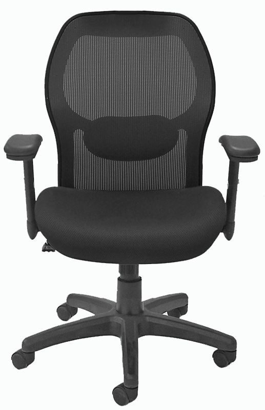 Ergonomic Black Mesh Back Ultra Office Chair Front