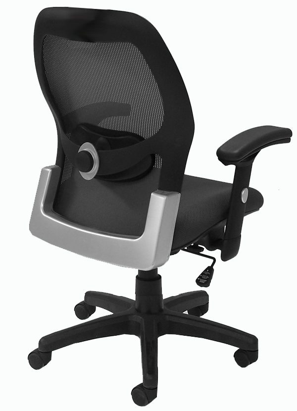 Ergonomic Black Mesh Back Ultra Office Chair Back