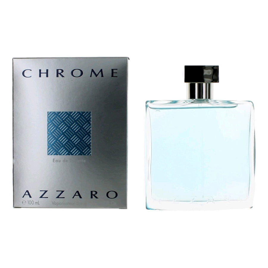 Chrome by Azzaro, 3.4 oz Eau De Toilette Spray for Men