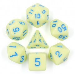 Egg Shell Robin 7-Dice Set