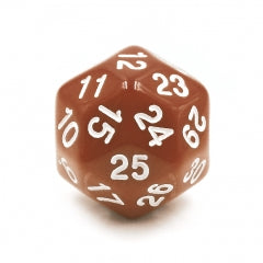 D30 Brown Single Die 30 Sided/s by HDdice / HengDadice