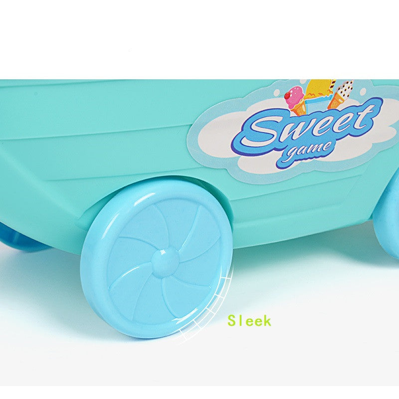 Ice Cream Truck Pretend Play Kit for Kids Closeup.