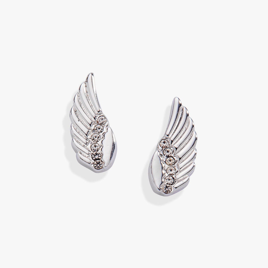 Faith Wing Stud Earrings