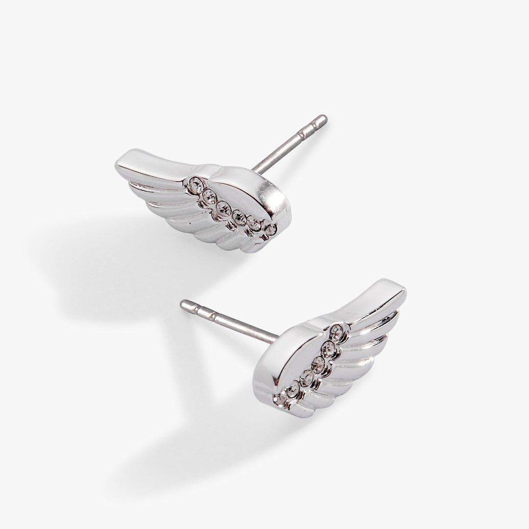Faith Wing Stud Earrings