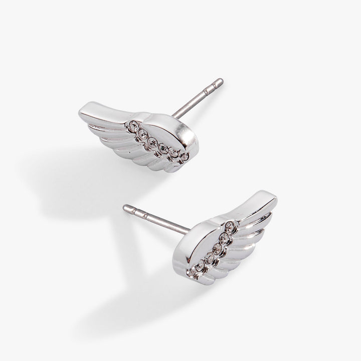 Faith Wing Stud Earrings