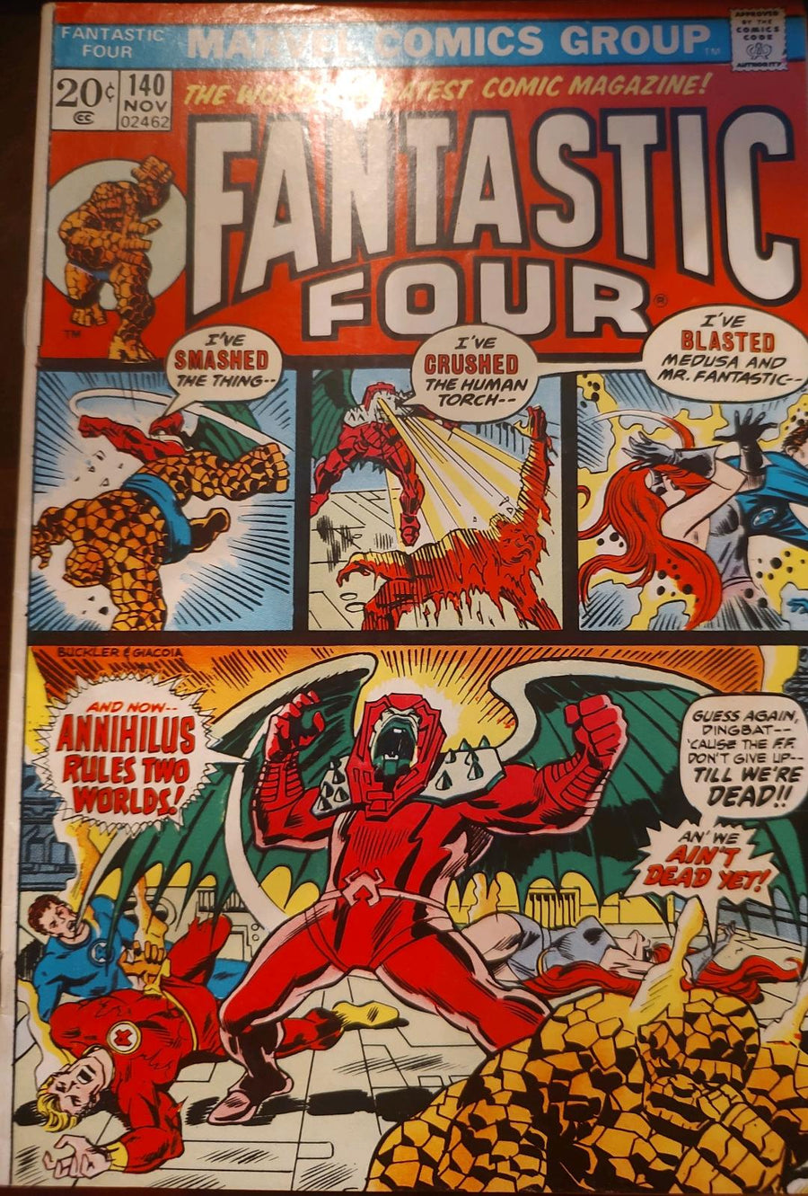 Fantastic Four #140 Comic Book Cover