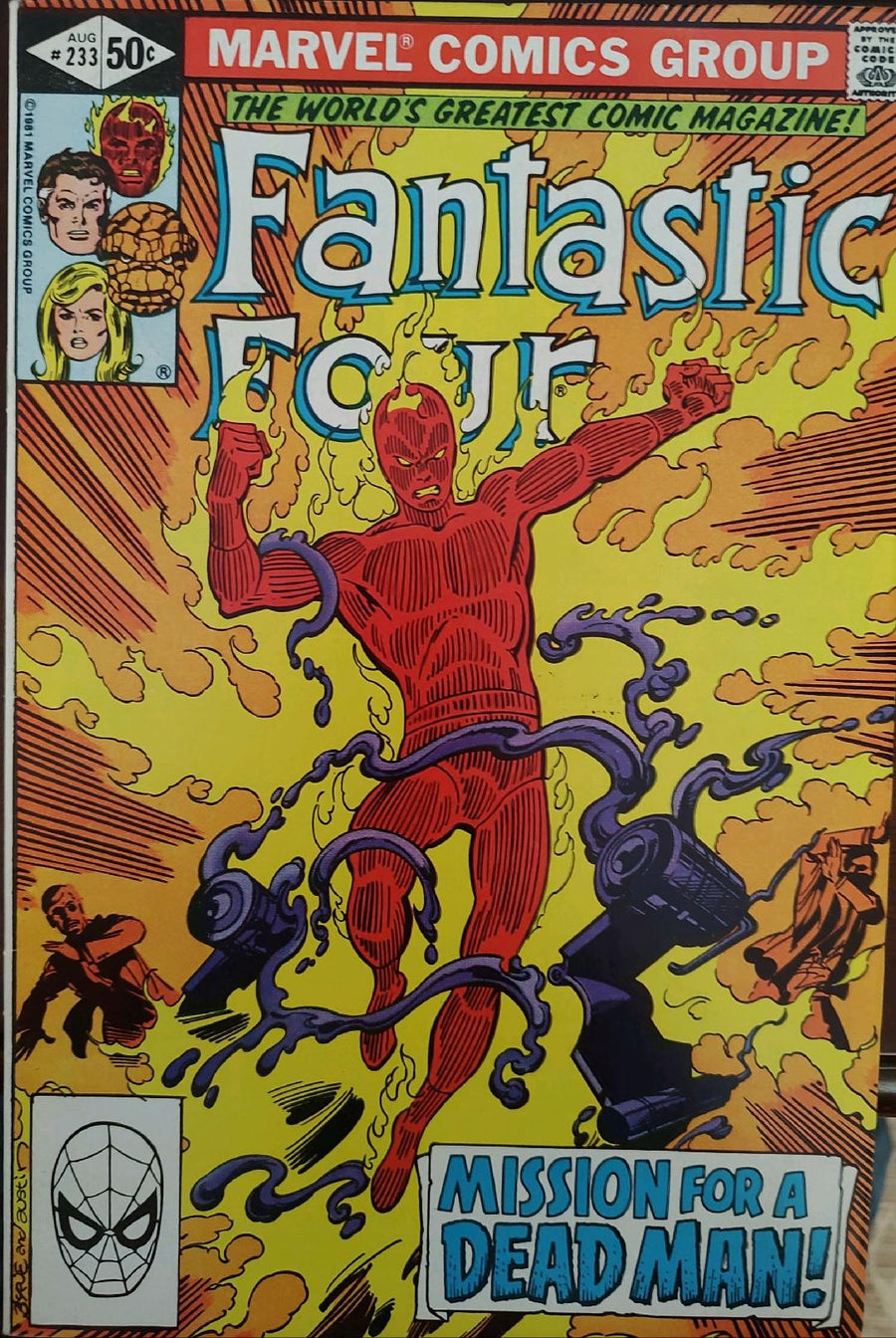 Fantastic Four #233 Comic Book Cover