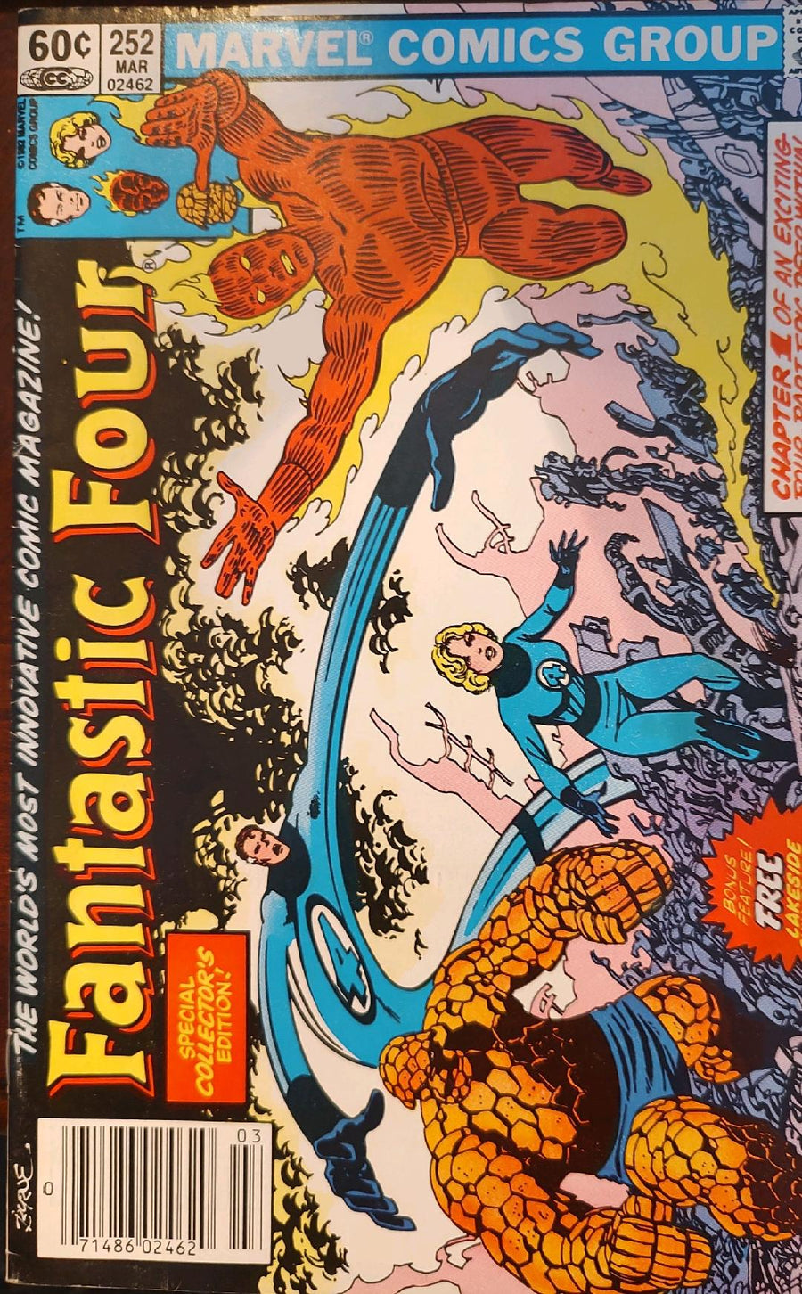 Fantastic Four #252 Comic Book Cover