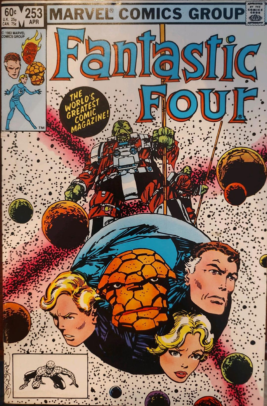Fantastic Four #253 Comic Book Cover