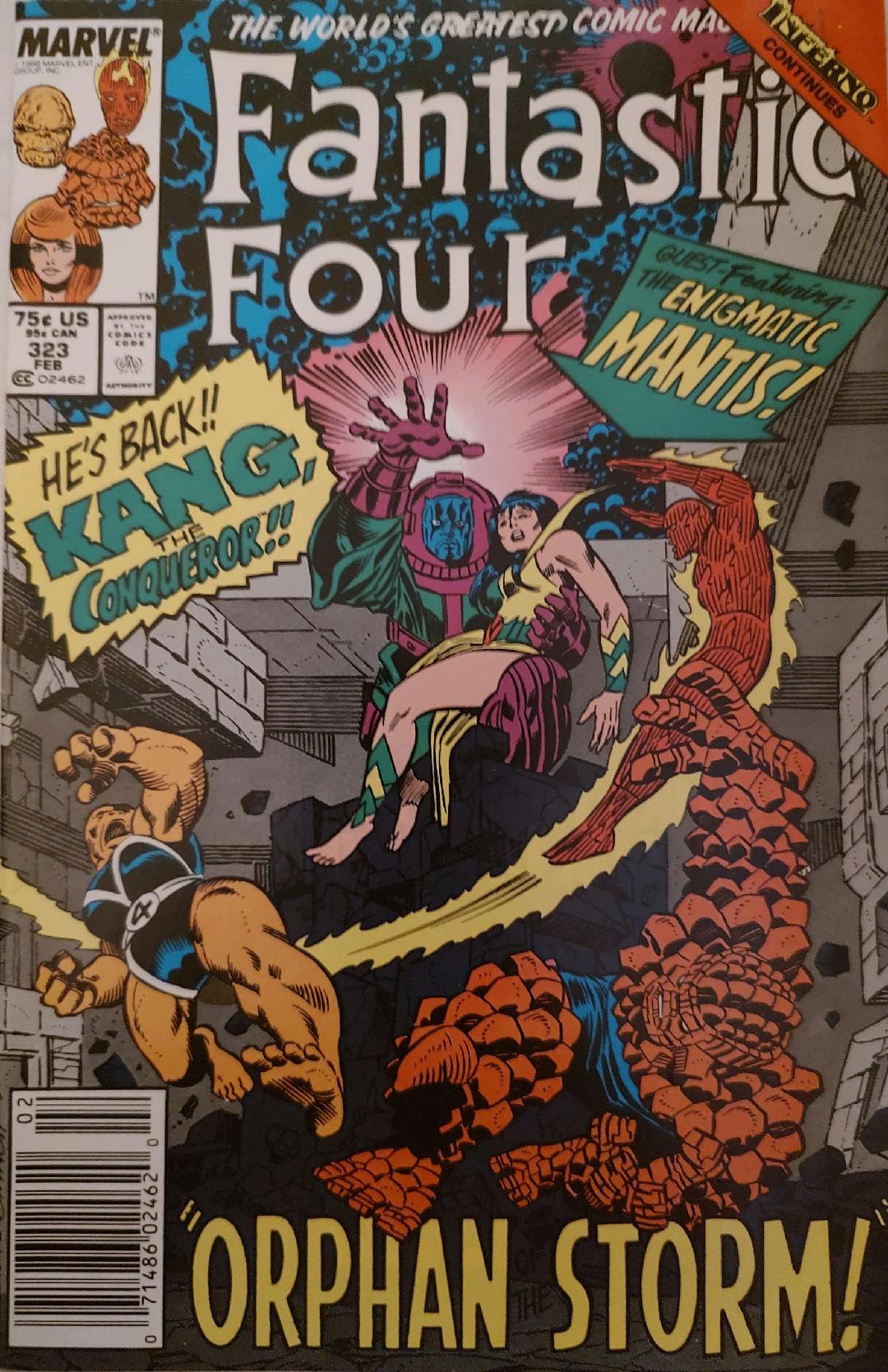 Fantastic Four #323 Comic Book Cover