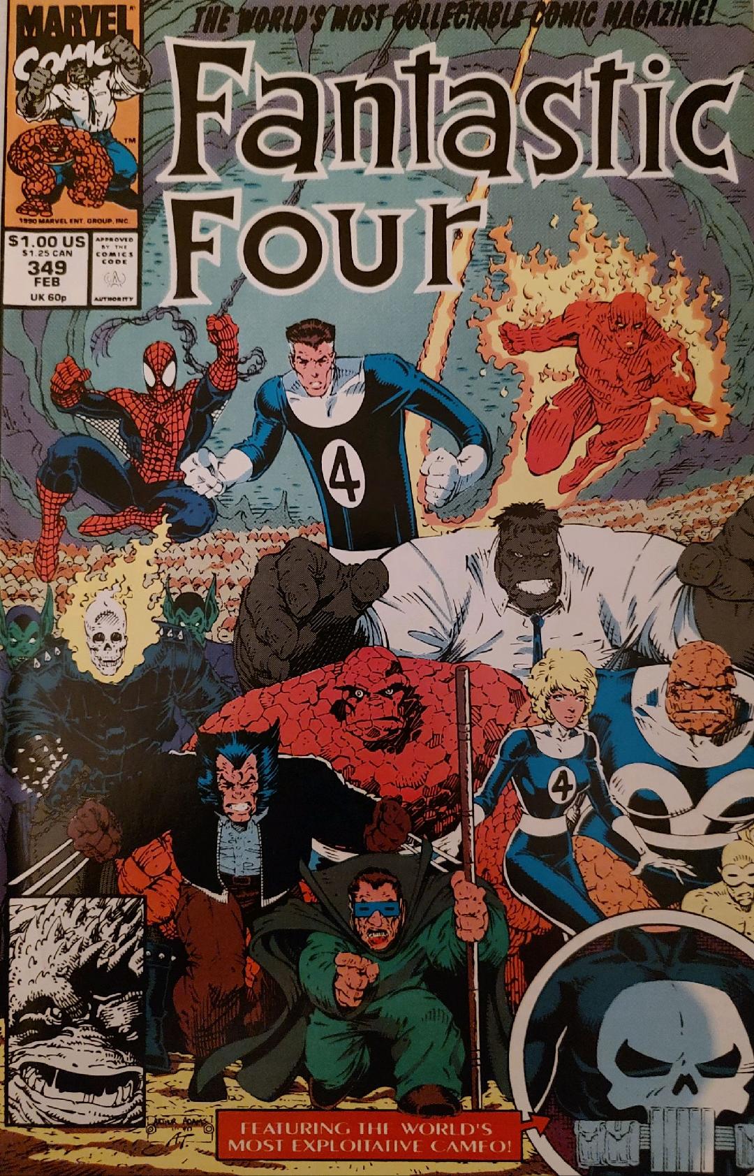 Fantastic Four #349 Comic Book Cover