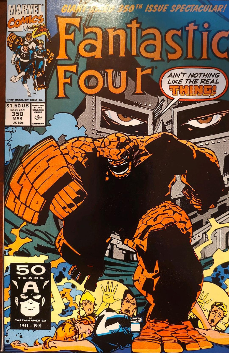 Fantastic Four #350 Comic Book Cover