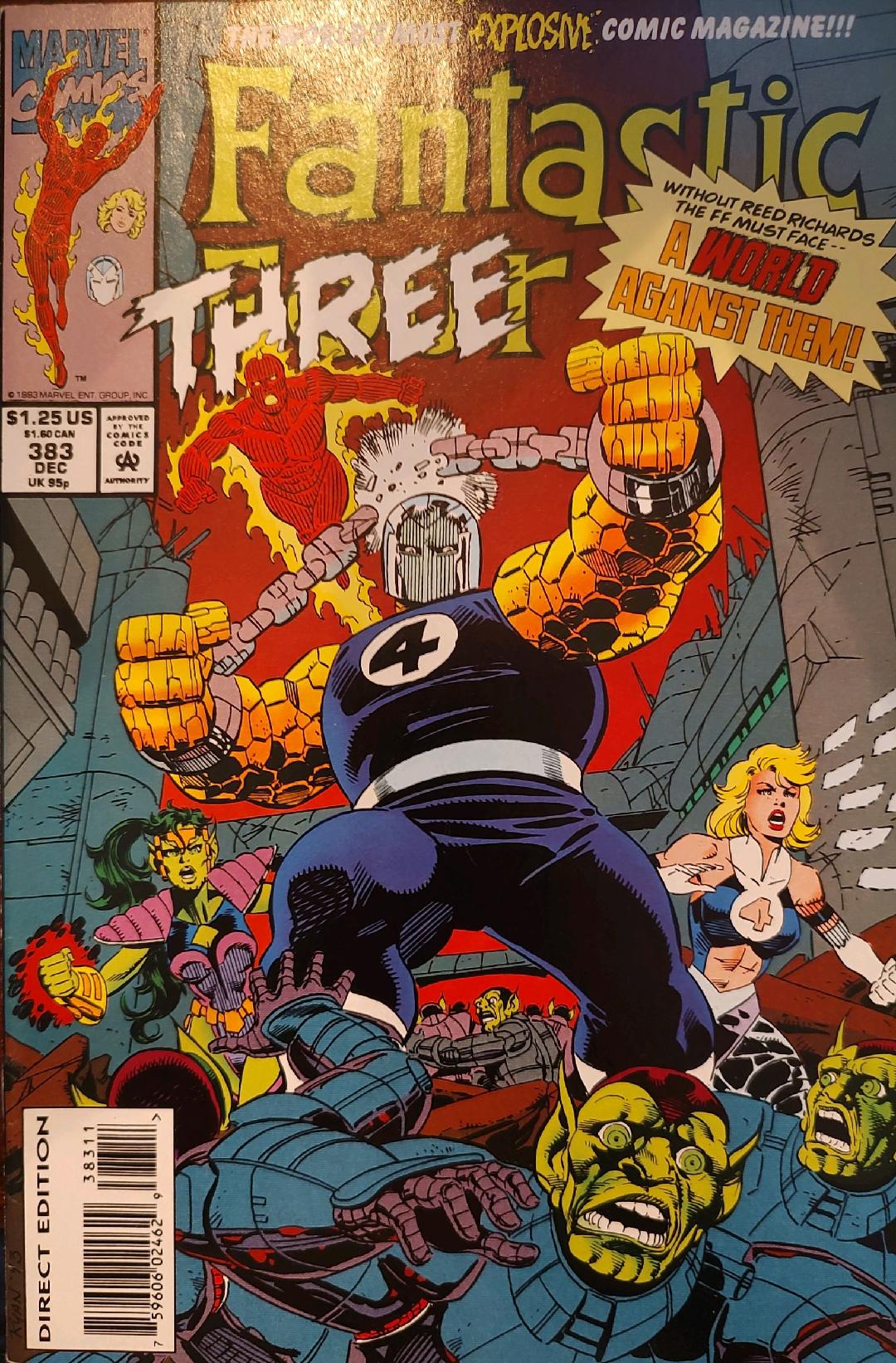 Fantastic Four #383 Comic Book Cover