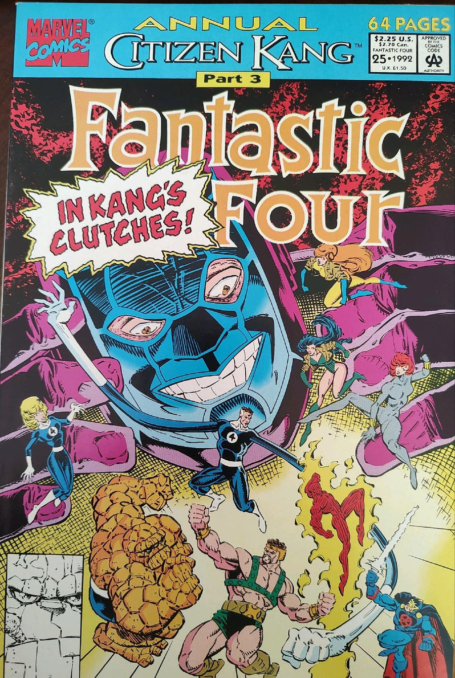 Fantastic Four Annual #25 Comic Book Cover