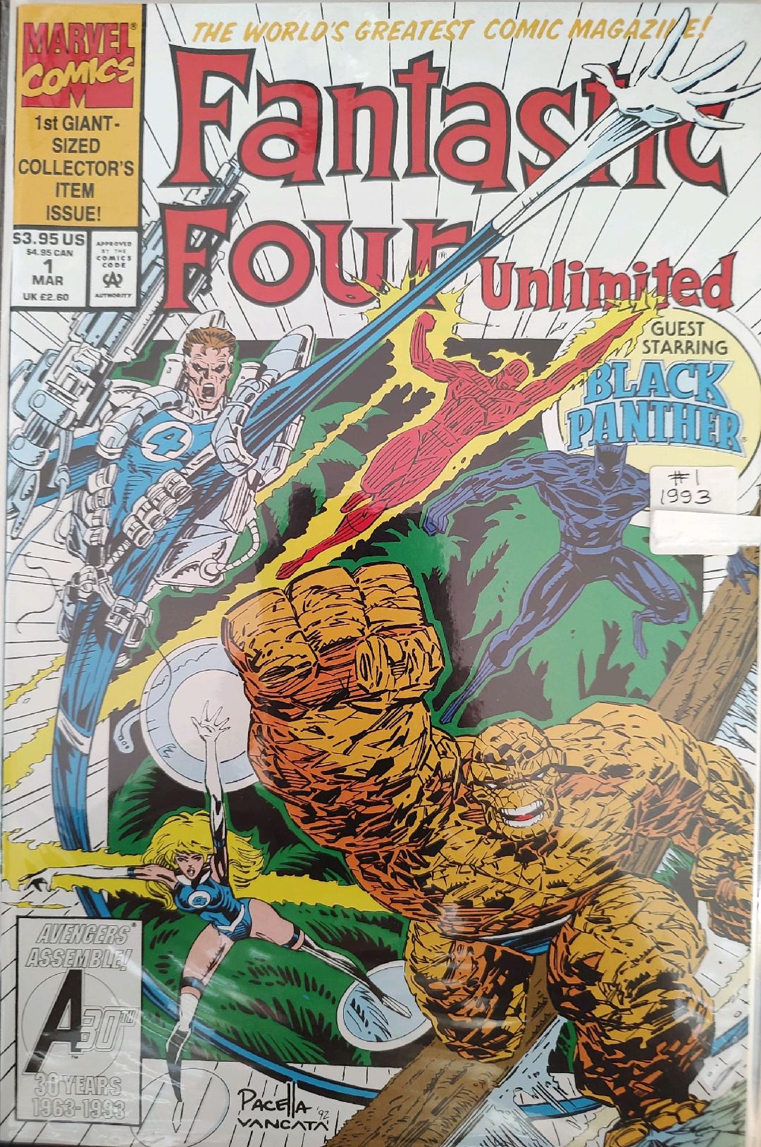 Fantastic Four Unlimited #1 Comic Book Cover