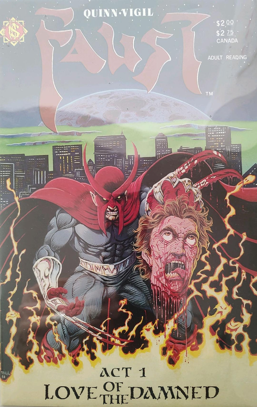 Faust #1 Comic Book Cover