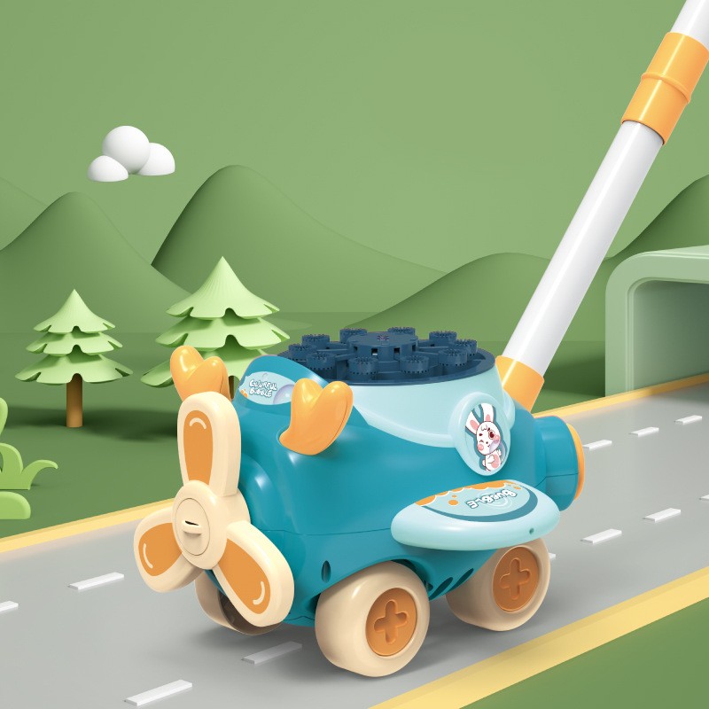 Automatic Bubble Cart Toy with Sound and Light