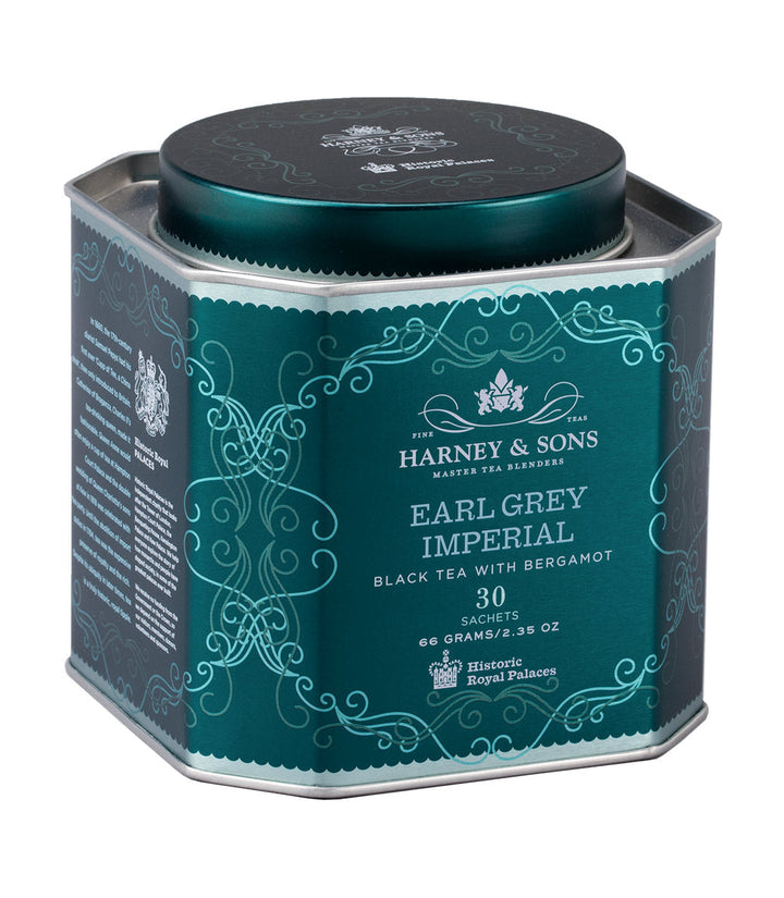 Earl Grey Imperial, HRP Tin of 30 Sachets Tea