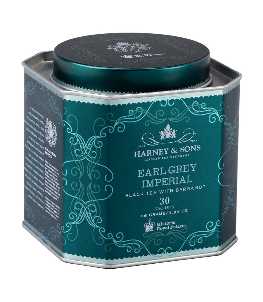 Earl Grey Imperial, HRP Tin of 30 Sachets Tea
