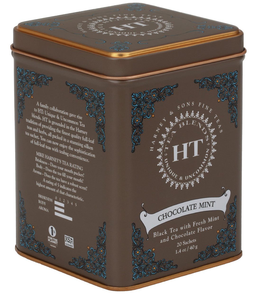 Chocolate Mint Tea HT Tin of 20 Sachets
