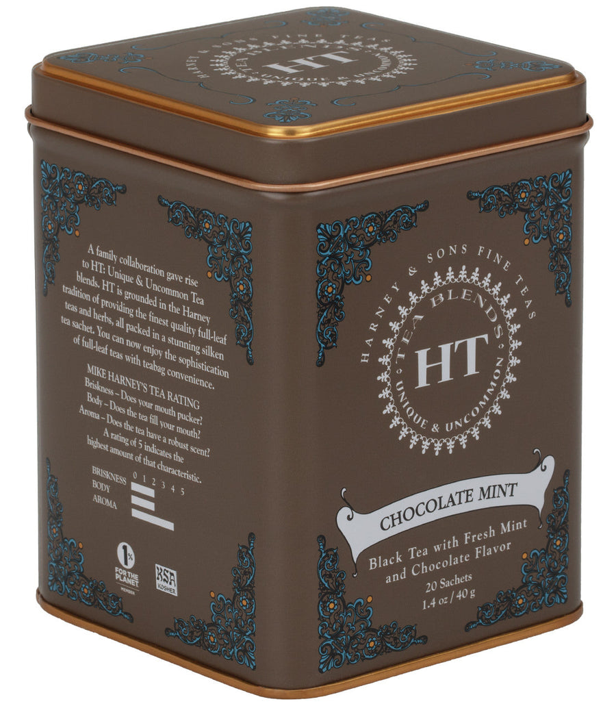 Chocolate Mint Tea HT Tin of 20 Sachets