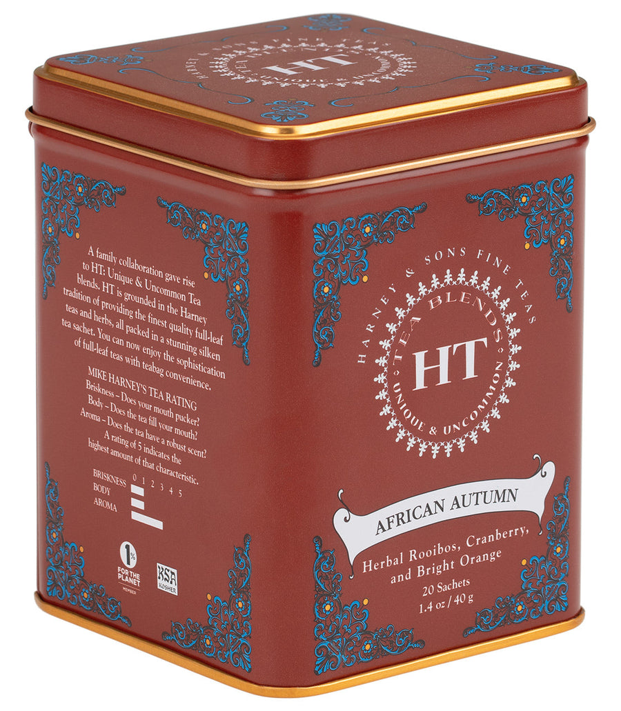 African Autumn Tea Tin of 20 Sachets